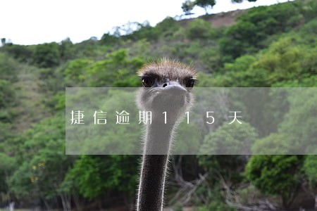 捷信逾期115天 捷信逾期115天