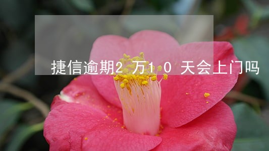 捷信逾期2万10天会上门吗 捷信逾期2万10天会上门吗