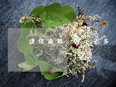 捷信逾期3年3万多 捷信逾期3年3万多