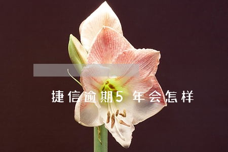 捷信逾期5年会怎样