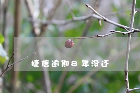 捷信逾期8年没还 捷信逾期8年没还