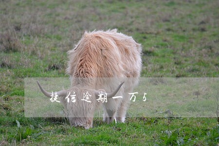 捷信逾期一万5 捷信逾期一万5