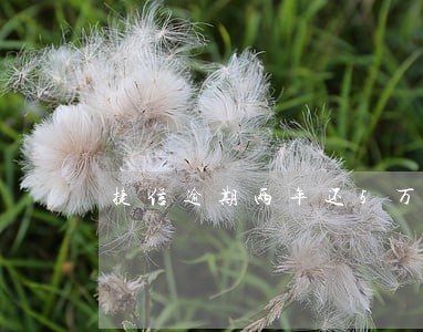 捷信逾期两年还5万多 捷信逾期两年还5万多