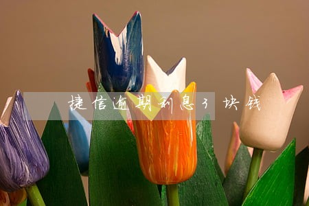 捷信逾期利息3块钱 捷信逾期利息3块钱