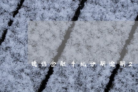 捷信金融手机分期逾期2天 捷信金融手机分期逾期2天