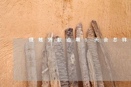 捷越贷款逾期5天会怎样 捷越贷款逾期5天会怎样