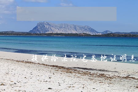提供给法院宅基地证明怎么写