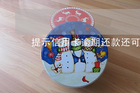 提示信用卡逾期还款还可以用吗 提示信用卡逾期还款还可以用吗