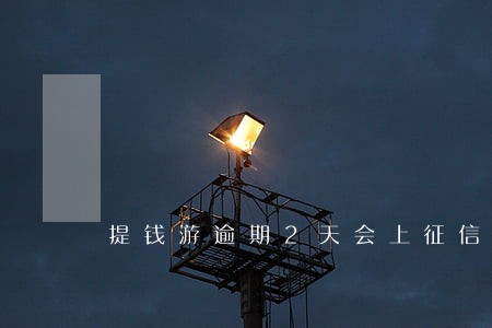 提钱游逾期2天会上征信吗 提钱游逾期2天会上征信吗