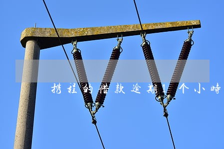 携程的借款逾期1个小时 携程的借款逾期1个小时