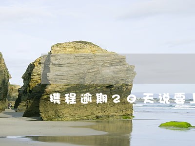 携程逾期20天说要上门 携程逾期20天说要上门