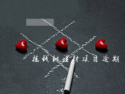 摇钱树理财项目逾期 摇钱树理财项目逾期