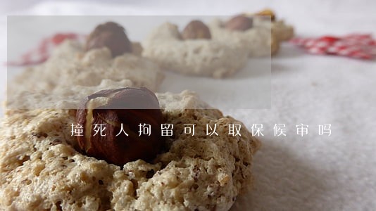 撞死人拘留可以取保候审吗
