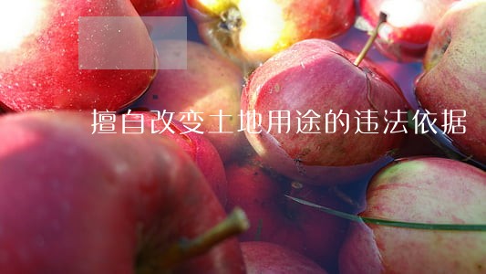 擅自改变土地用途的违法依据 擅自改变土地用途的违法依据