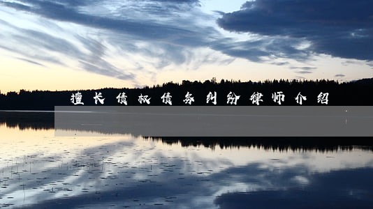 擅长债权债务纠纷律师介绍 擅长债权债务纠纷律师介绍