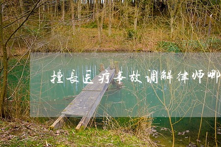 擅长医疗事故调解律师哪个好 擅长医疗事故调解律师哪个好