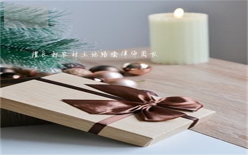 擅长打农村土地赔偿律师团队