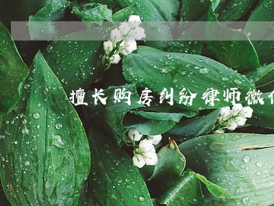 擅长购房纠纷律师微信咨询 擅长购房纠纷律师微信咨询