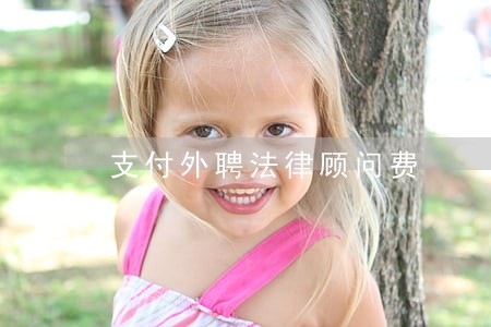 支付外聘法律顾问费 支付外聘法律顾问费