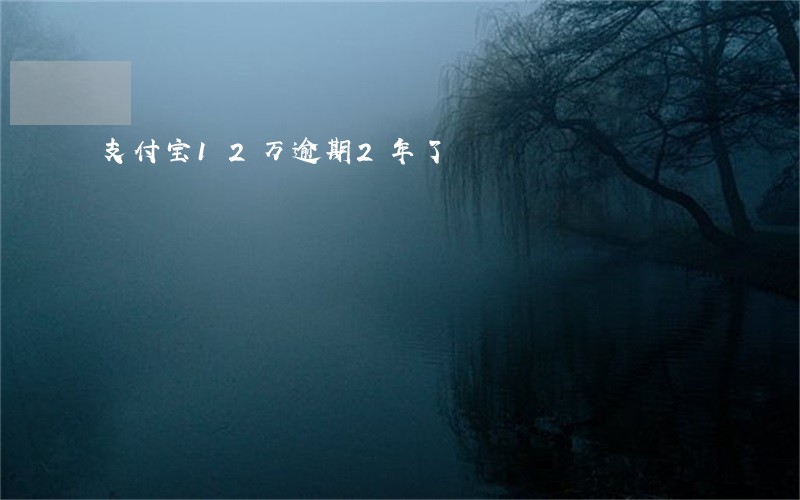 支付宝12万逾期2年了 支付宝12万逾期2年了