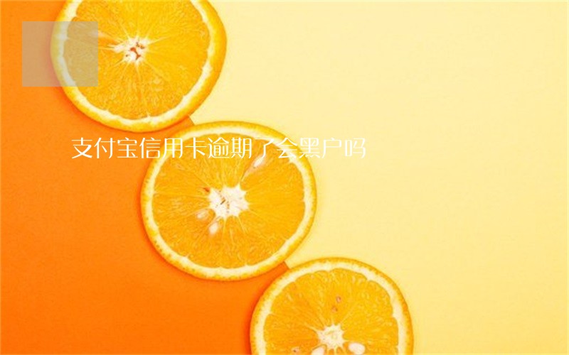 支付宝信用卡逾期了会黑户吗 支付宝信用卡逾期了会黑户吗