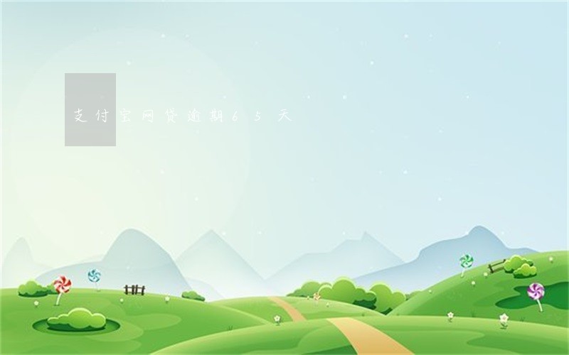 支付宝网贷逾期65天 支付宝网贷逾期65天