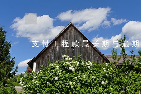 支付工程款最长期与逾期规定 支付工程款最长期与逾期规定