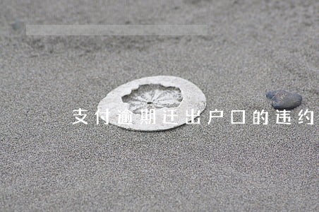 支付逾期迁出户口的违约金