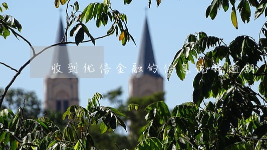 收到优信金融的信息说我逾期 收到优信金融的信息说我逾期