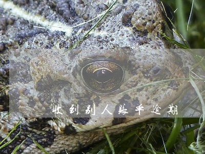 收到别人账单逾期 收到别人账单逾期