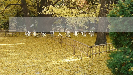 收到家里人逾期短信 收到家里人逾期短信
