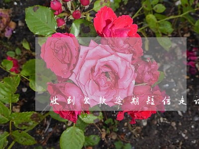 收到欠款逾期短信走访 收到欠款逾期短信走访