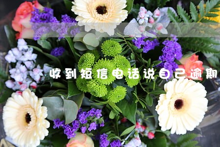 收到短信电话说自己逾期 收到短信电话说自己逾期