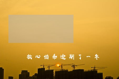 放心借条逾期了一年 放心借条逾期了一年