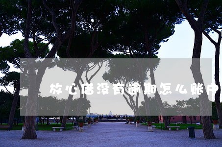 放心借没有逾期怎么账户冻结