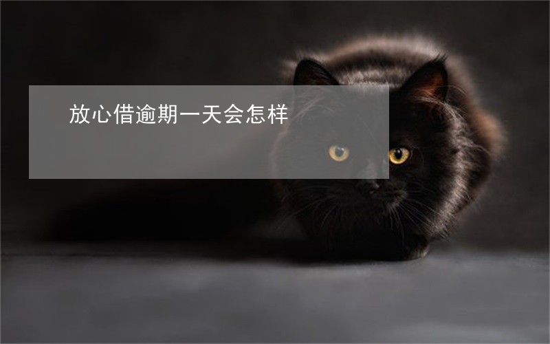 放心借逾期一天会怎样 放心借逾期一天会怎样