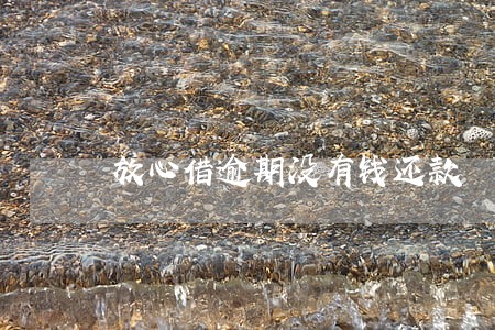 放心借逾期没有钱还款