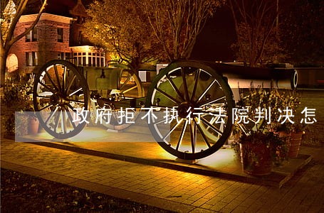 政府拒不执行法院判决怎么办 政府拒不执行法院判决怎么办