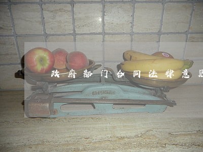 政府部门合同法律意见书