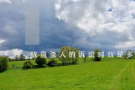 故意杀人的诉讼时效是多长时间 故意杀人的诉讼时效是多长时间
