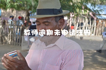 教师逾期未申请注册 教师逾期未申请注册