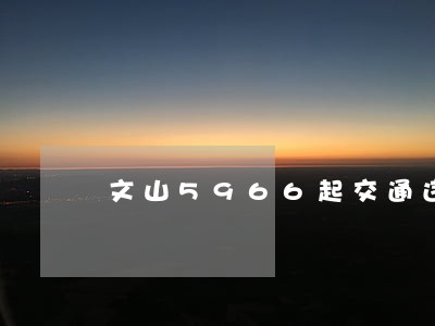 文山5966起交通违法被查处 文山5966起交通违法被查处