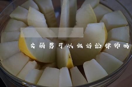 文弱男可以做诉讼律师吗 文弱男可以做诉讼律师吗