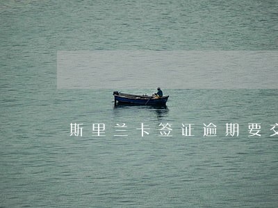 斯里兰卡签证逾期要交多少罚款 斯里兰卡签证逾期要交多少罚款