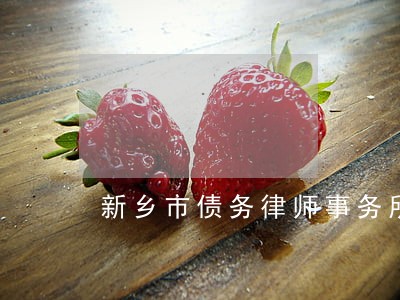 新乡市债务律师事务所电话多少 新乡市债务律师事务所电话多少