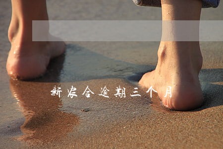 新农合逾期三个月 新农合逾期三个月