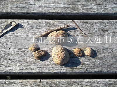 新加坡市场准入强制性法规要求 新加坡市场准入强制性法规要求