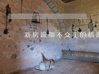 新房逾期不交工的情况说明怎么写 新房逾期不交工的情况说明怎么写