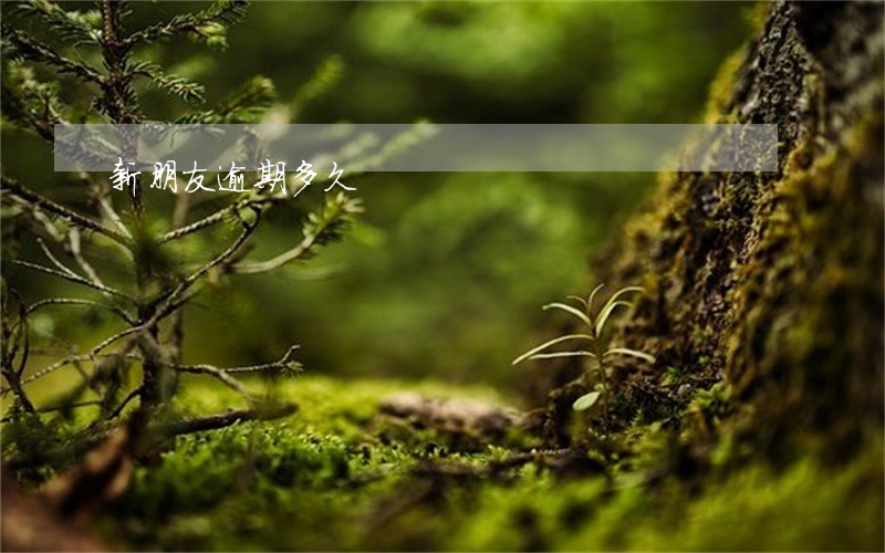 新朋友逾期多久 新朋友逾期多久