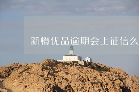 新橙优品逾期会上征信么 新橙优品逾期会上征信么